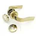 Wenzhou factory PVD Gold Zinc Lever Door Handle